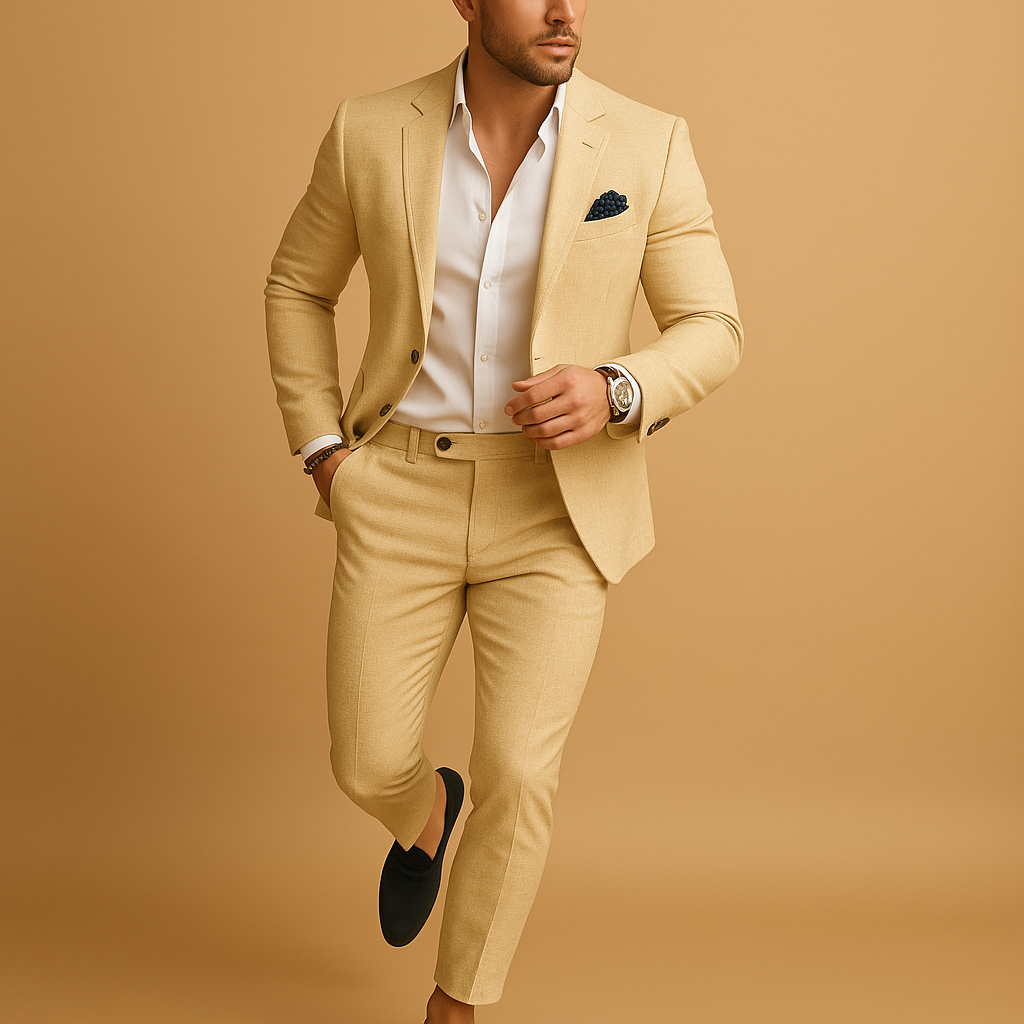 Completo Uomo Slim Fit Elegante Formale