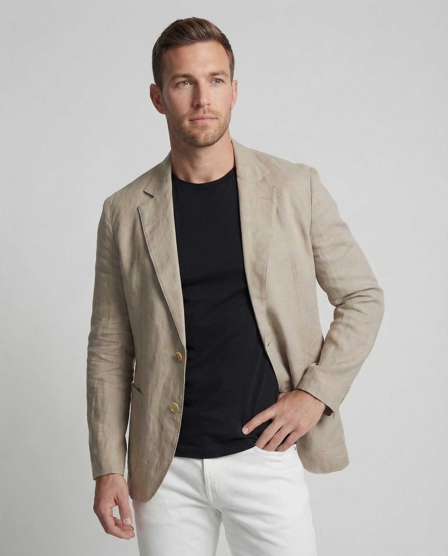 Blazer Uomo Elegante Casual Slim Fit