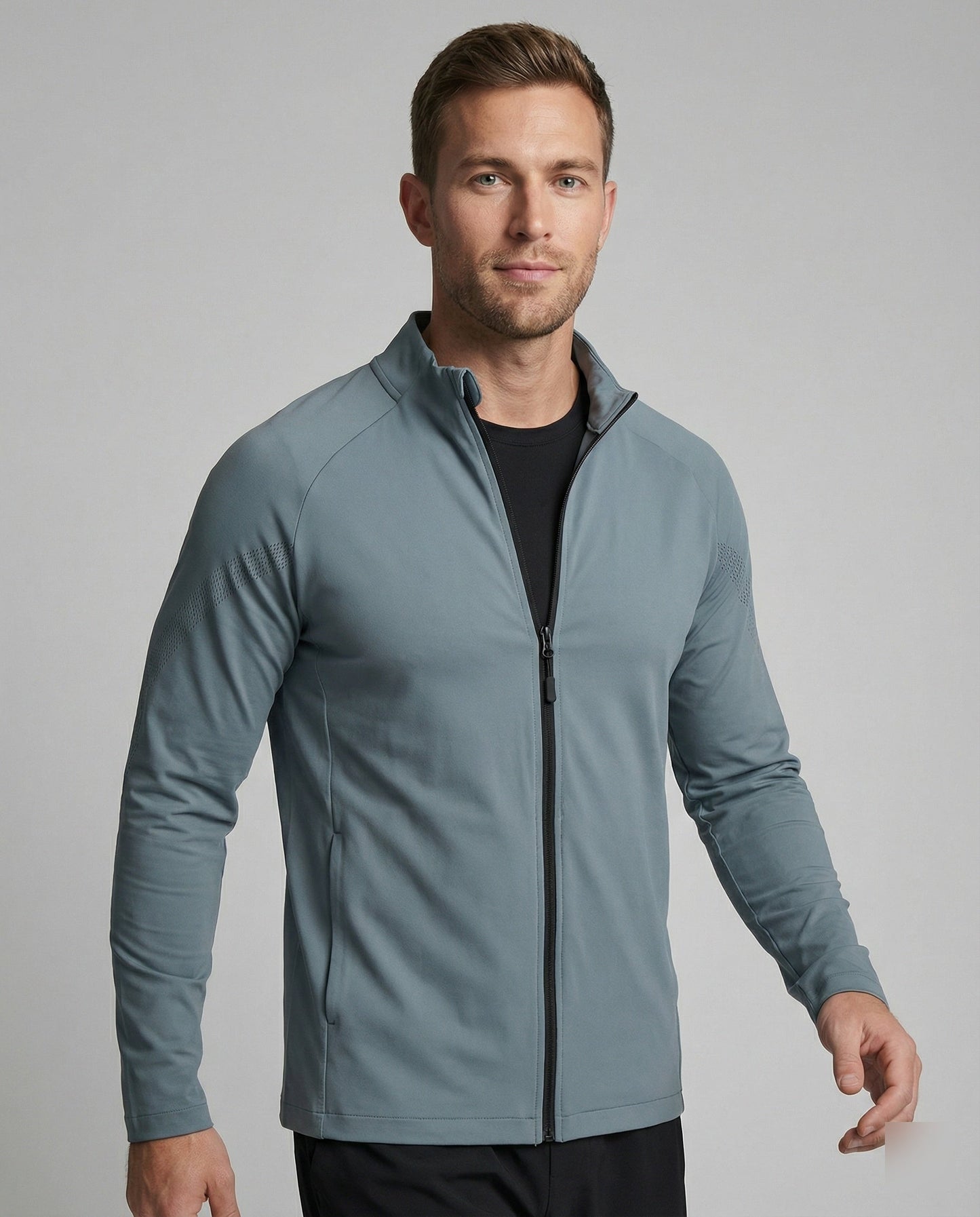 Giacca Sportiva Uomo Traspirante Manica Raglan