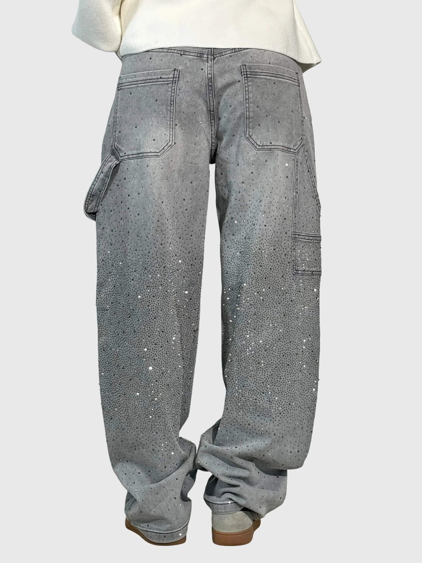 Jeans Donna Lucidi Tessuto Denim Slim Fit