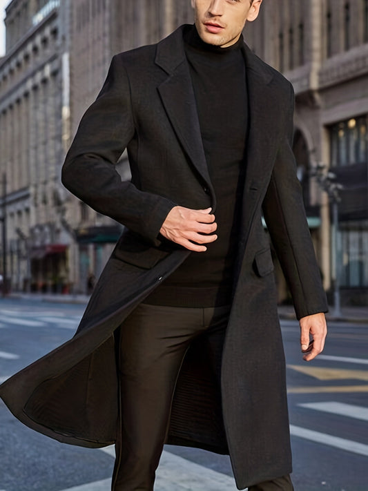 Trenchcoat Uomo Stile Elegante Business Autunno Inverno - Brentozzi