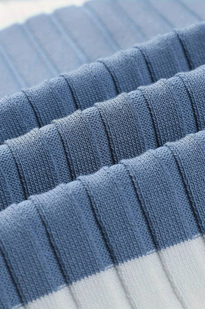 Polo Uomo a Righe Manica Corta Stile Sportivo Elegante