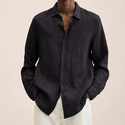 Camicia Uomo Manica Lunga Tessuto Leggero - Brentozzi