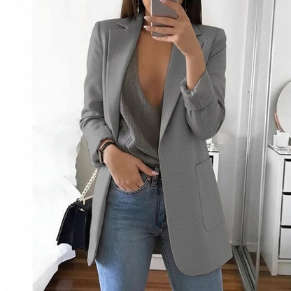 Blazer Donna Elegante per Ufficio Classico