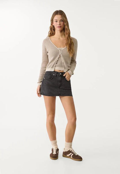Gonna Pantalone Donna Jeans Mini