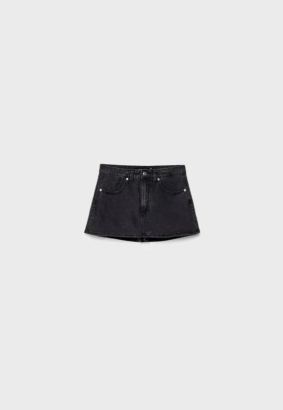 Gonna Pantalone Donna Jeans Mini