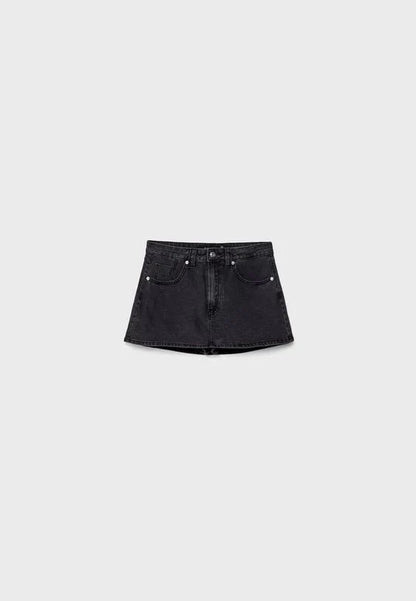 Gonna Pantalone Donna Jeans Mini
