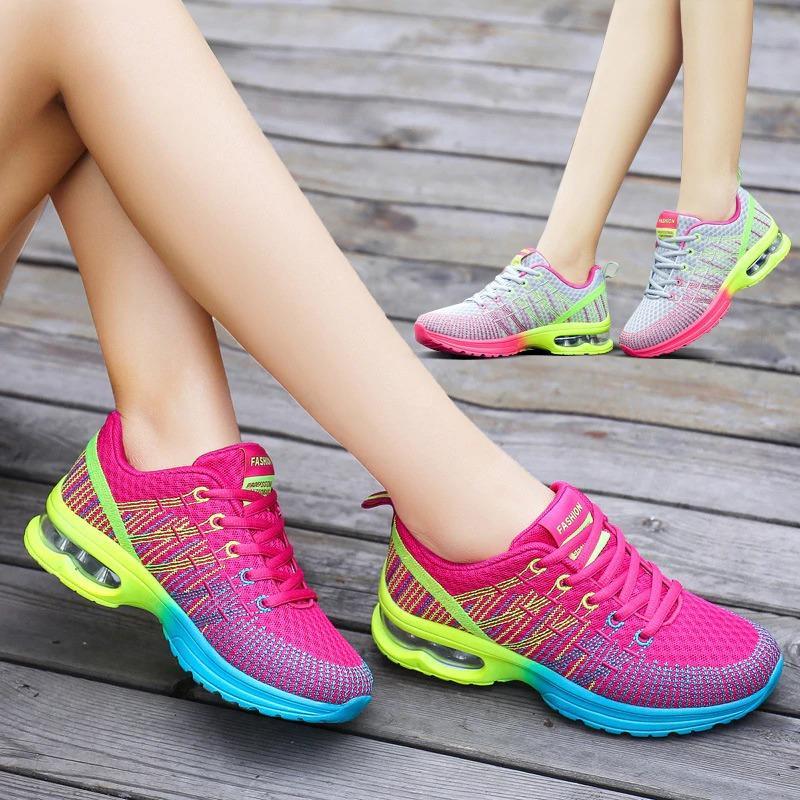 Sneakers Donna Leggere in Tessuto Traspirante Comfort