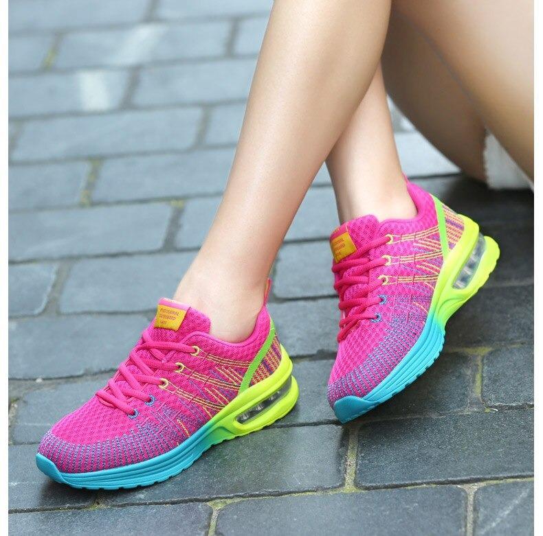 Sneakers Donna Leggere in Tessuto Traspirante Comfort