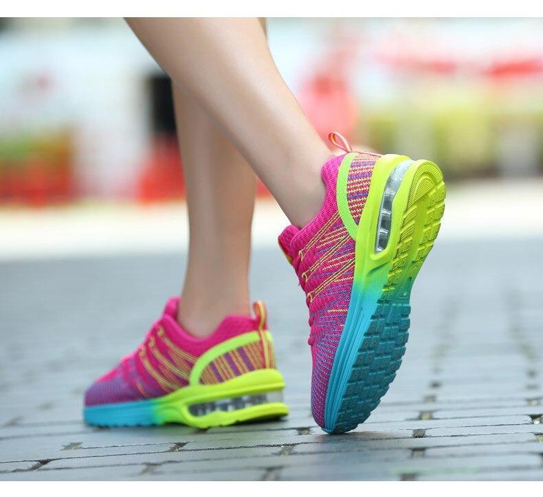 Sneakers Donna Leggere in Tessuto Traspirante Comfort
