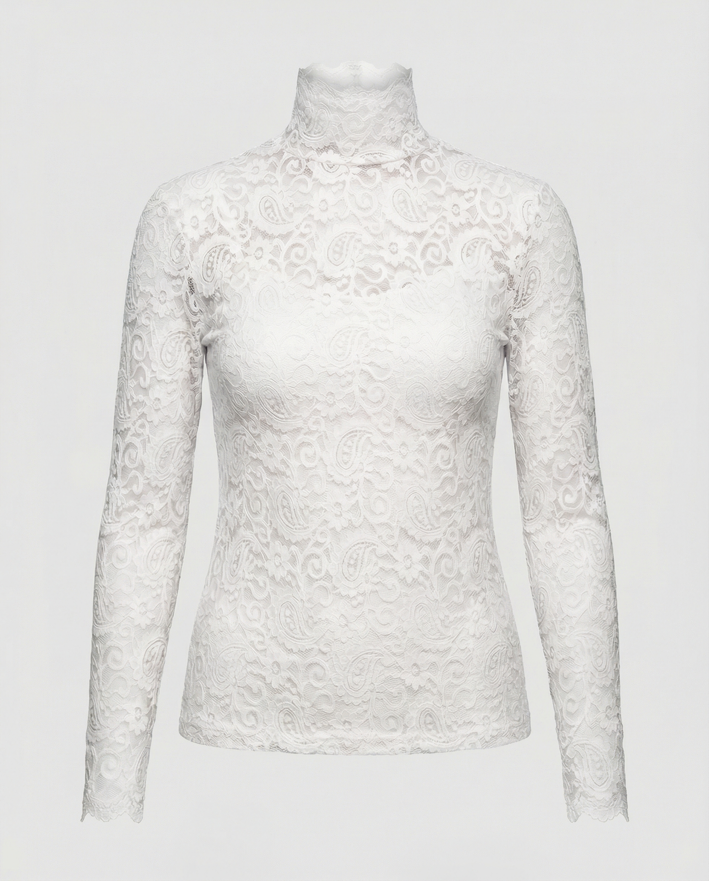 Donna in Pizzo Elegante Slim Fit
