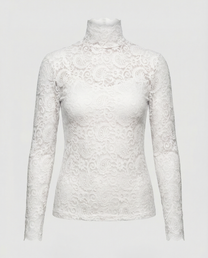 Donna in Pizzo Elegante Slim Fit