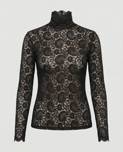 Donna in Pizzo Elegante Slim Fit