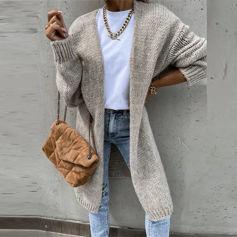 Cardigan Donna in Cashmere Medio Caldo Autunno Inverno