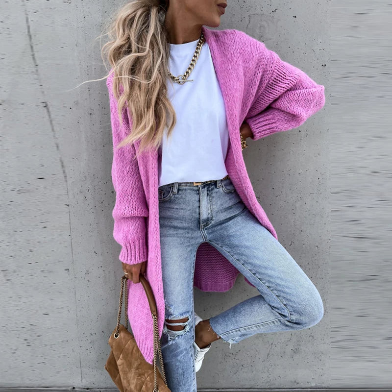 Cardigan Donna in Cashmere Medio Caldo Autunno Inverno