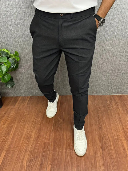 Pantaloni Uomo Mezzo Formali Taglio Classico