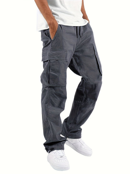 Pantaloni Cargo Uomo Baggy Lunghezza Lunga