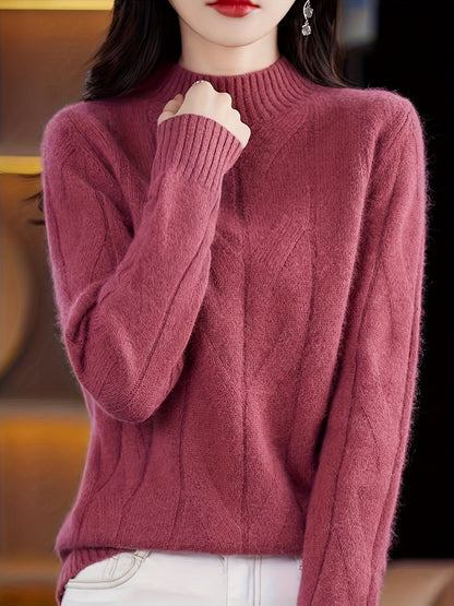 Maglione Donna in Maglia Morbida Stile Retrò - Brentozzi