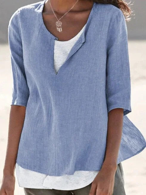 Blusa Donna Multistrato Linee Regolari