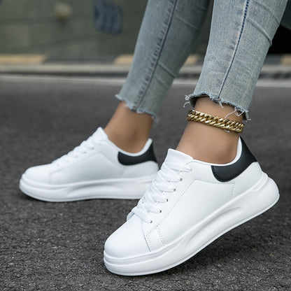 Sneakers Donna in Pelle Comode Stile Classico