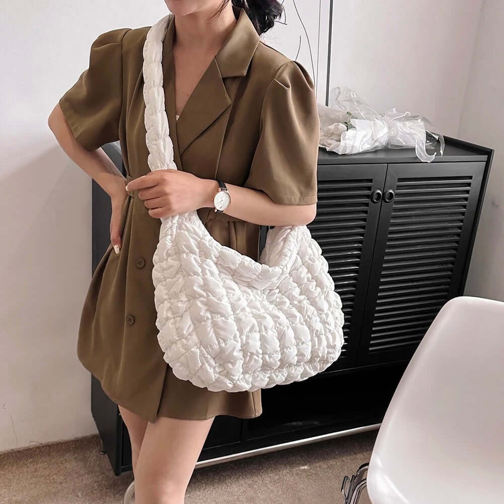 Borsa Tote Donna Imbottita Capiente Spaziosa - Brentozzi