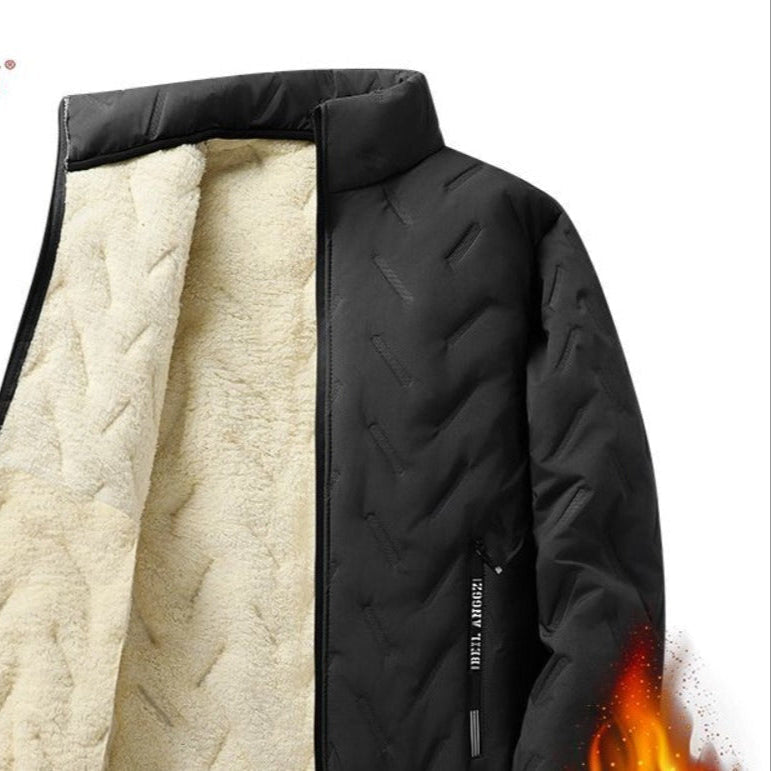 Giacca Invernale Uomo con Fodera in Pile e Chiusura Zip - Brentozzi