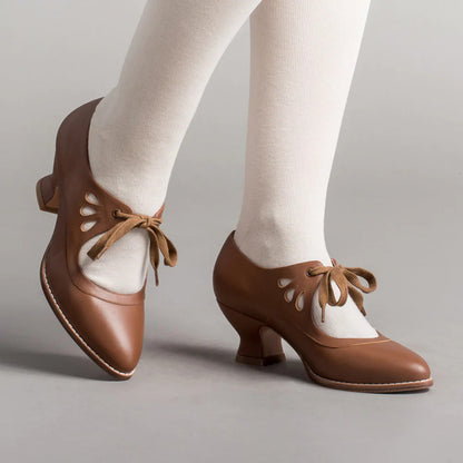 Décolleté Donna Vintage con Lacci