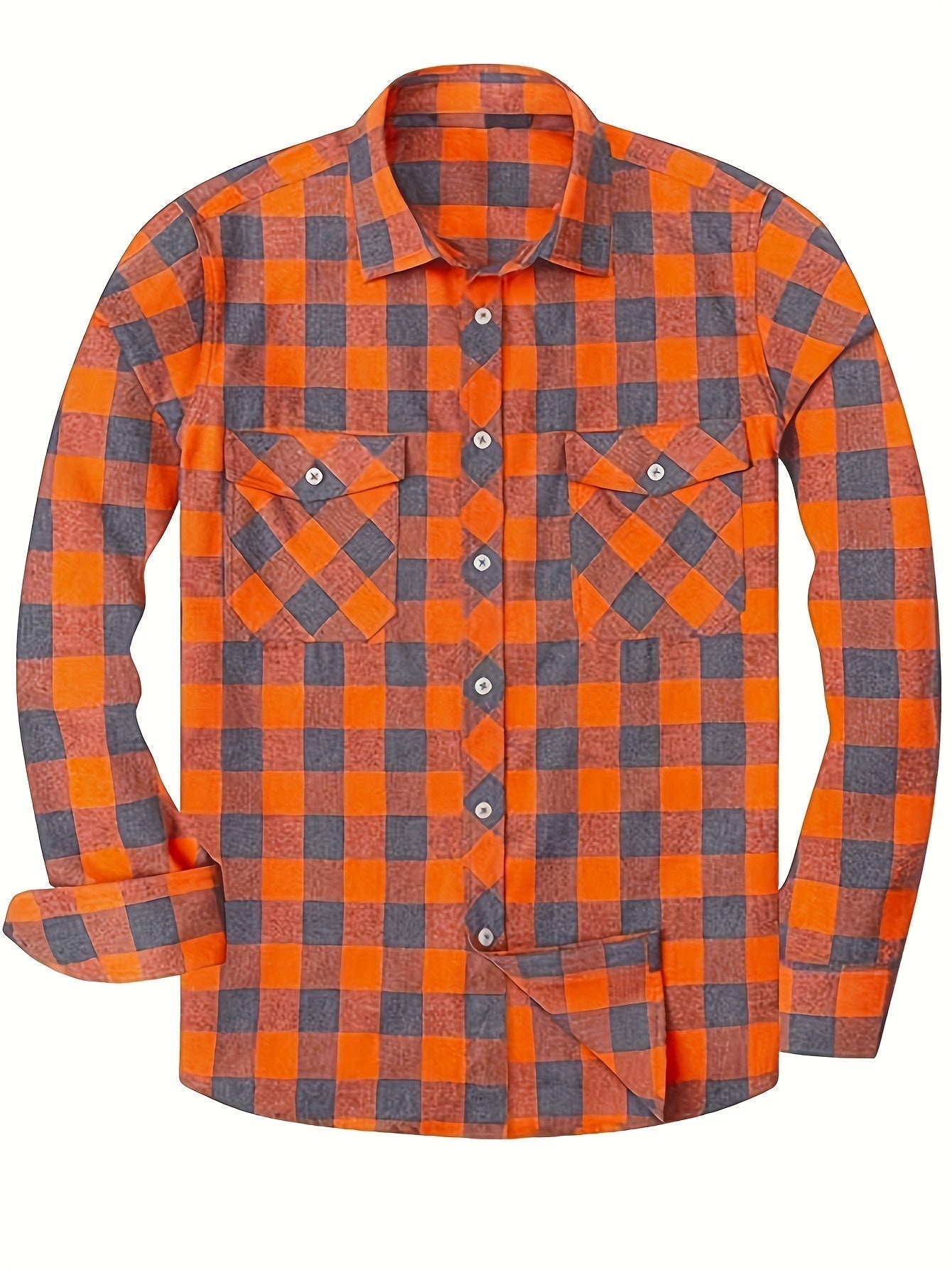 Camicia Uomo Manica Lunga Fantasia Quadri