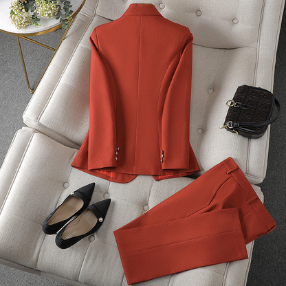 Completo Donna Blazer Sfiancato e Pantaloni Coordinati