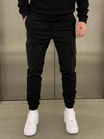 Pantaloni Cargo Uomo Lavoro Jogger Elastico - Brentozzi