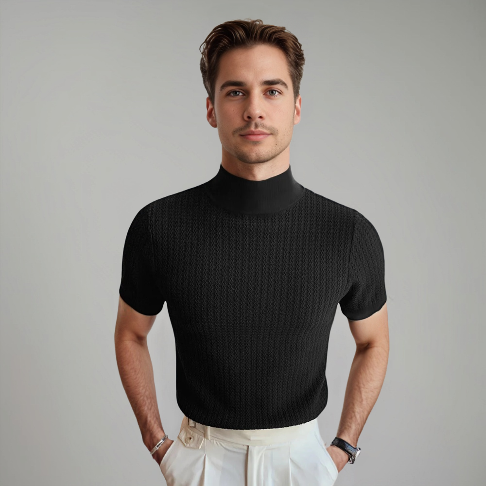 Camicia Uomo Manica Corta Stile Elegante