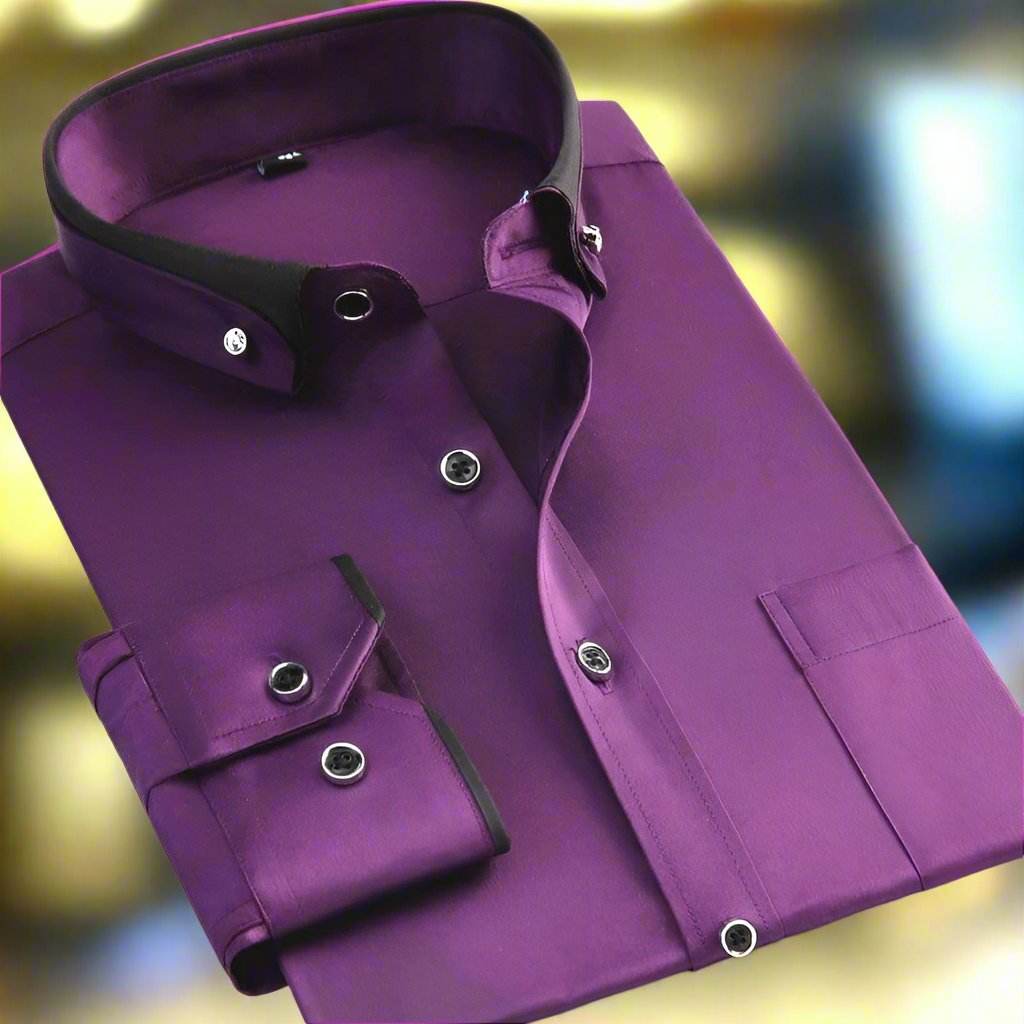 Camicia Uomo Classica Manica Lunga