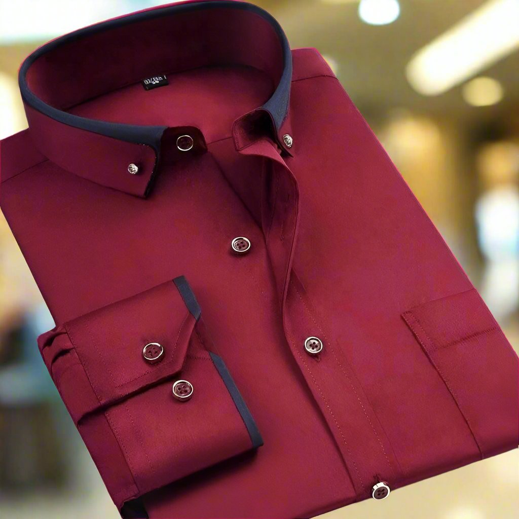 Camicia Uomo Classica Manica Lunga
