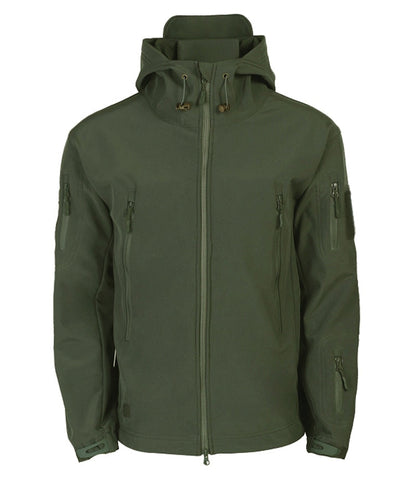 Giacca Uomo Outdoor Impermeabile Antivento con Tasche Antifurto