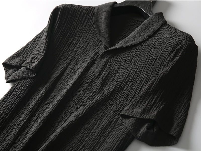 Completo Uomo Camicia Manica Corta e Pantaloni