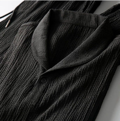 Completo Uomo Camicia Manica Corta e Pantaloni