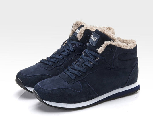 Sneakers Uomo Alte Invernali con Fodera in Pelliccia Sintetica - Brentozzi
