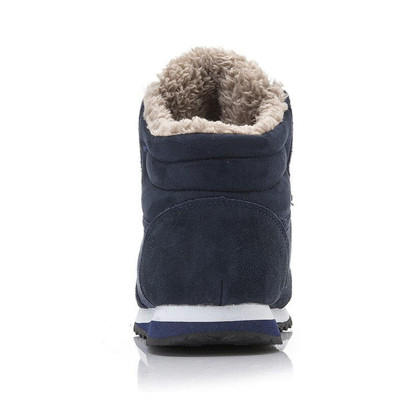 Sneakers Uomo Alte Invernali con Fodera in Pelliccia Sintetica