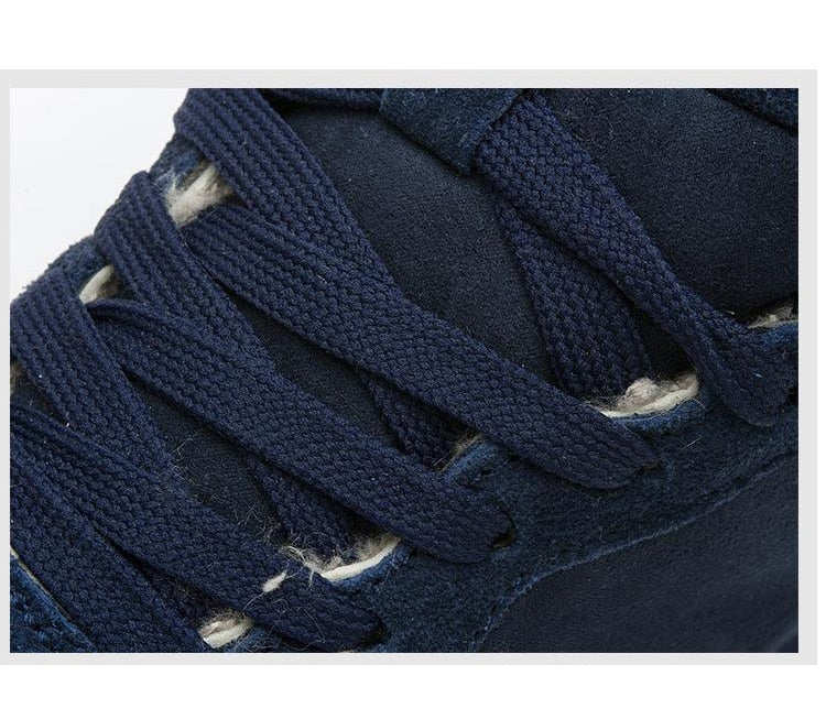 Sneakers Uomo Alte Invernali con Fodera in Pelliccia Sintetica