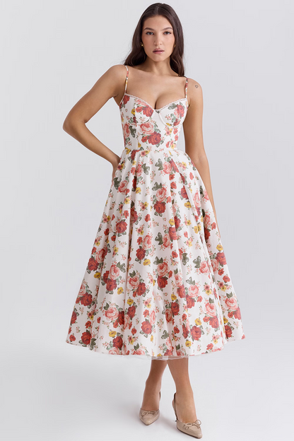 Abito Donna Linea A Gonna e Corsetto Slim