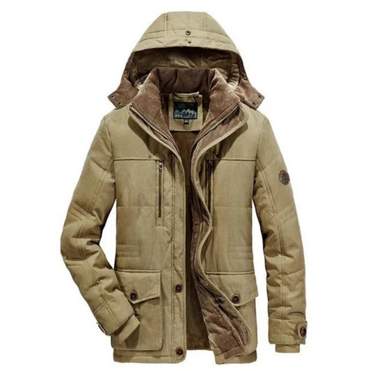 Giacca Imbottita Uomo Outdoor con Cappuccio Invernale - Brentozzi