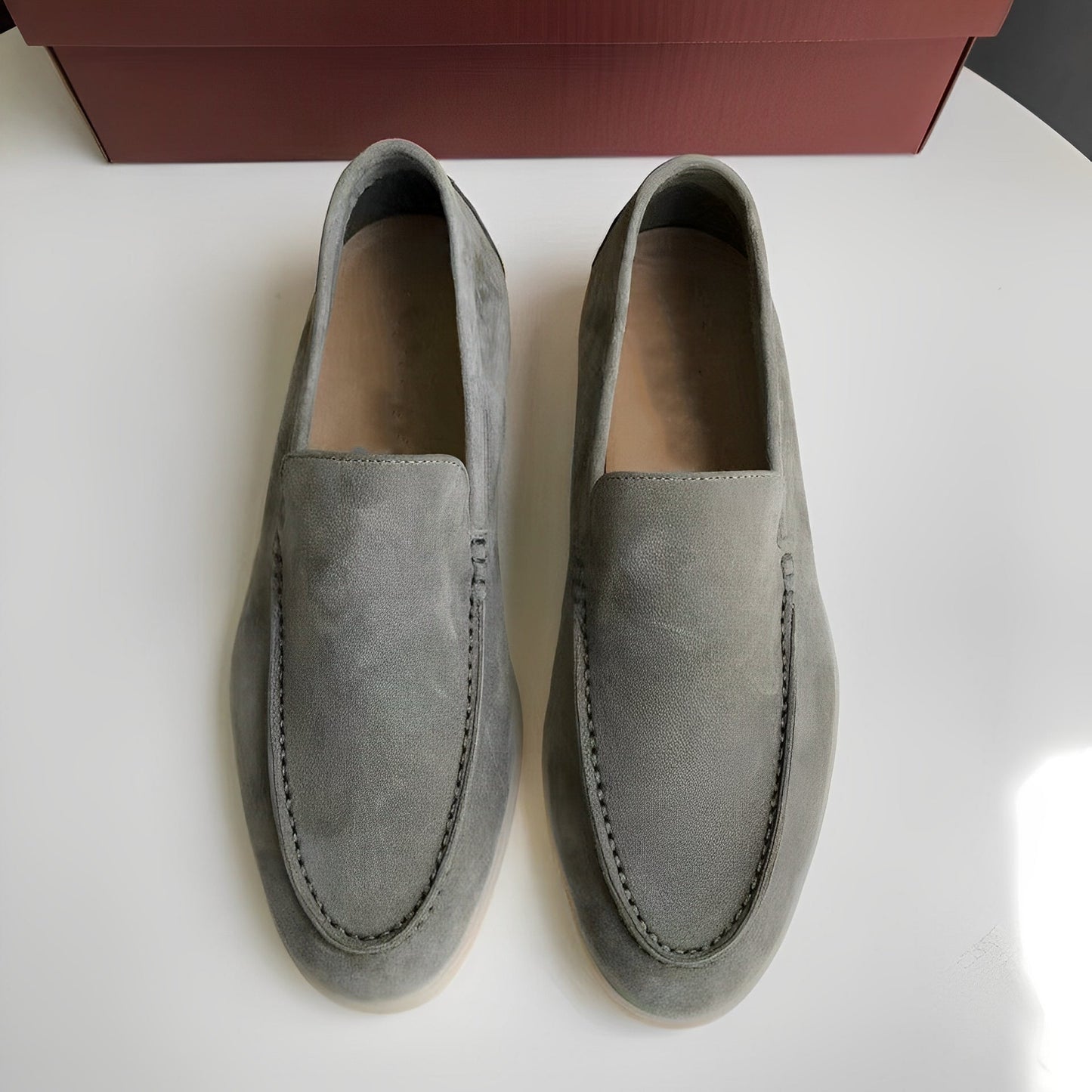 Scarpe Uomo in Pelle Scamosciata Classiche
