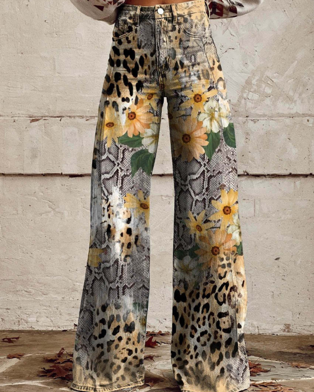 Pantaloni Baggy Donna Vestibilità Ampia