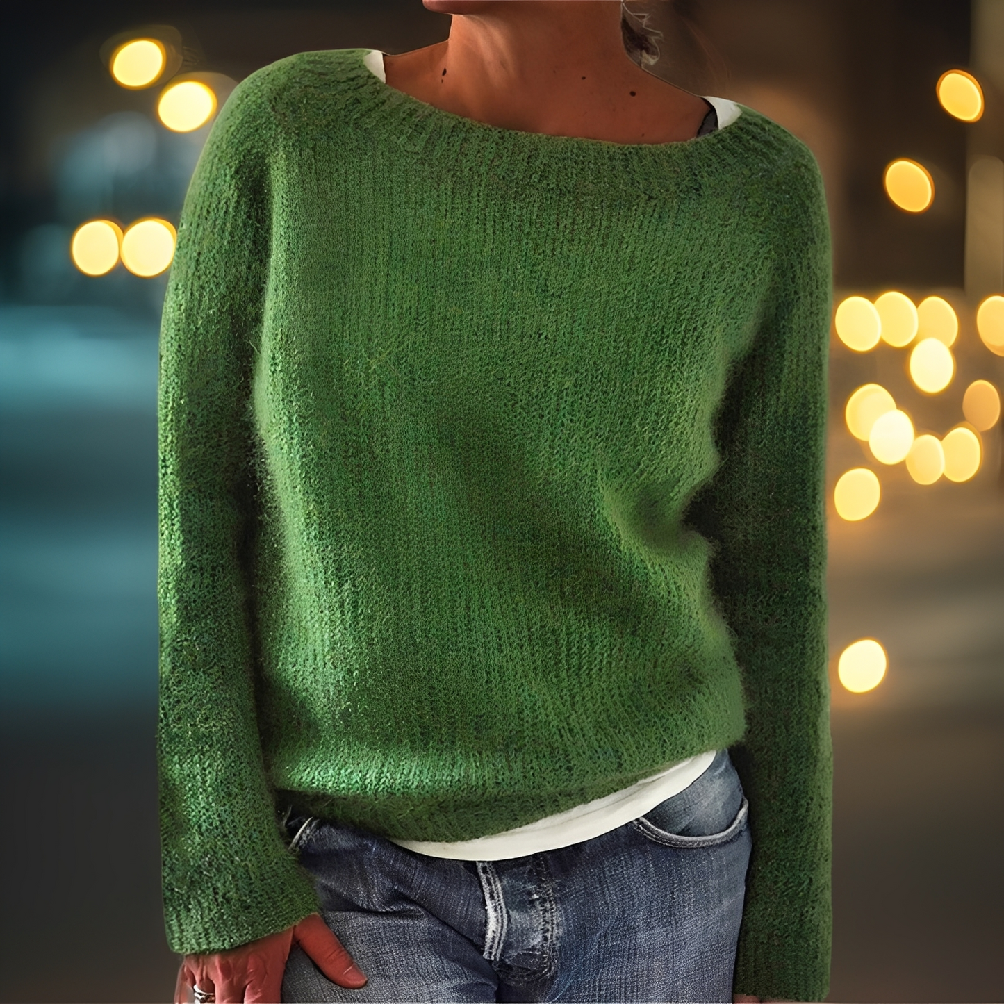 Pullover Donna in Lana Vestibilità Regular