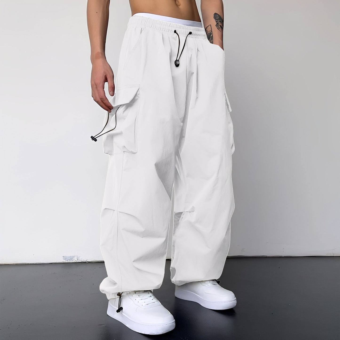 Pantaloni Cargo Uomo Baggy Comodi Trendy