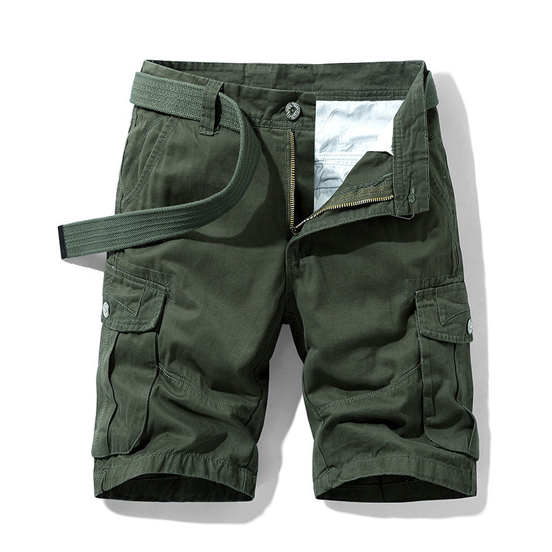 Bermuda Cargo Uomo Comodi Tasche Multiple