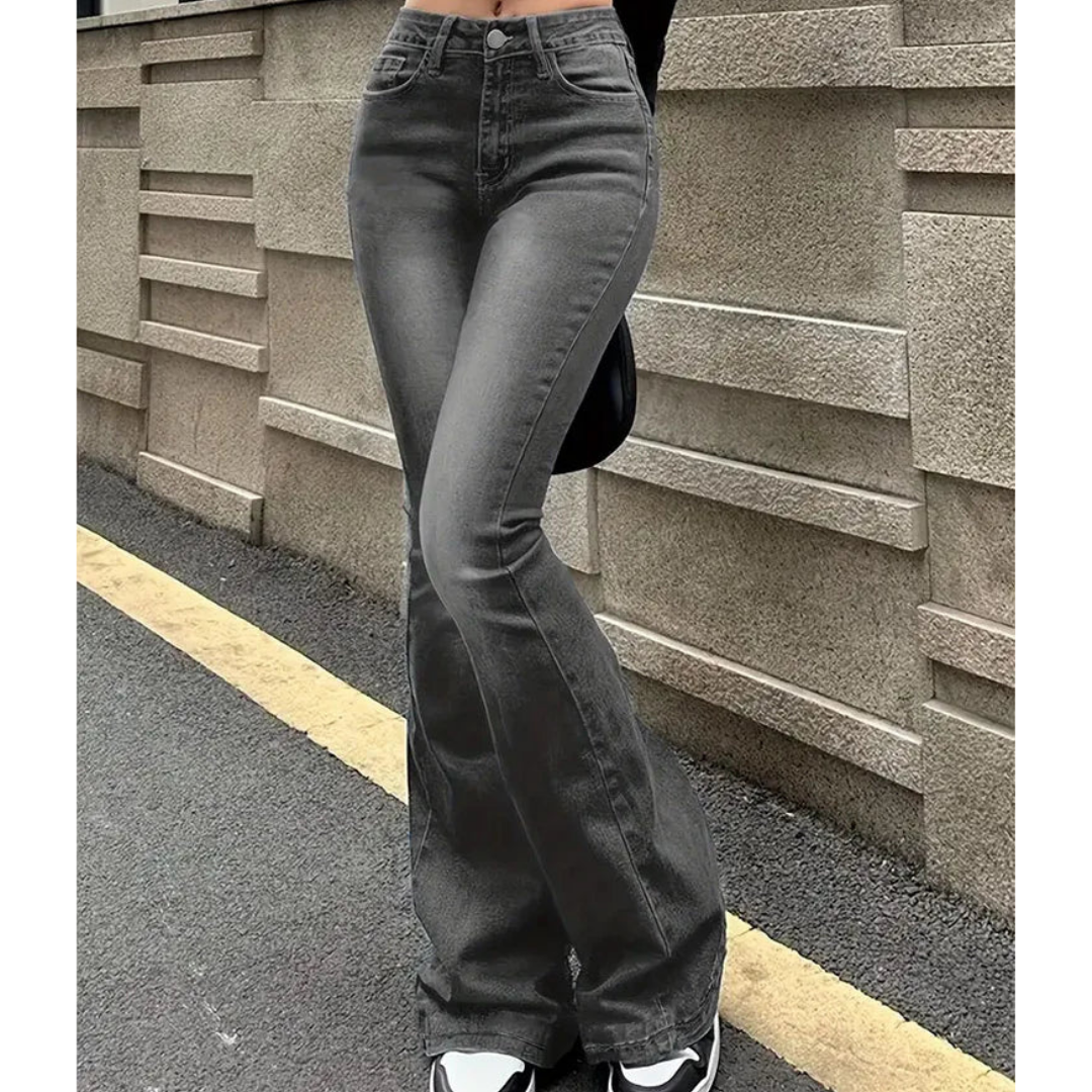 Jeans Donna Vita Alta Gamba Svasata - Brentozzi