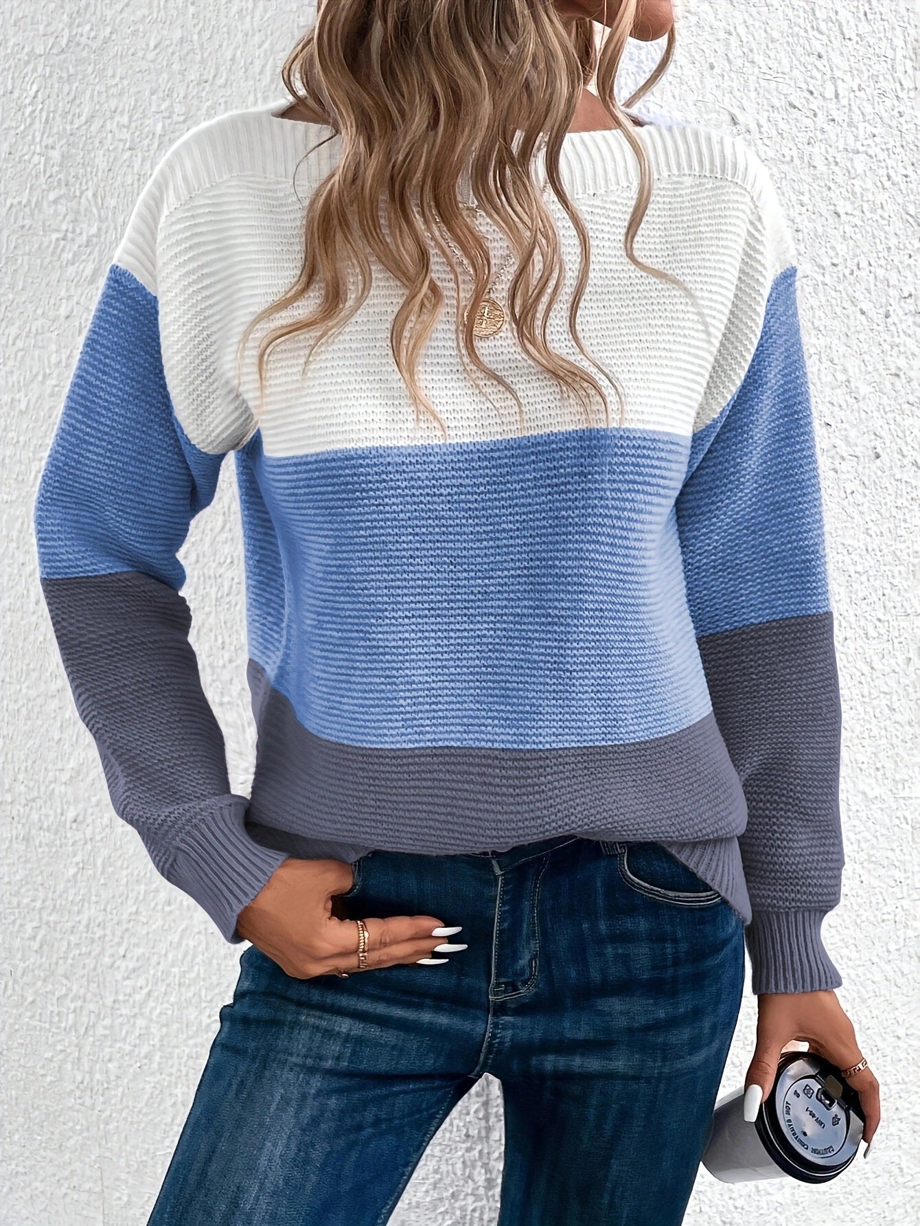 Maglione Donna Stile Classico Vestibilità Regular