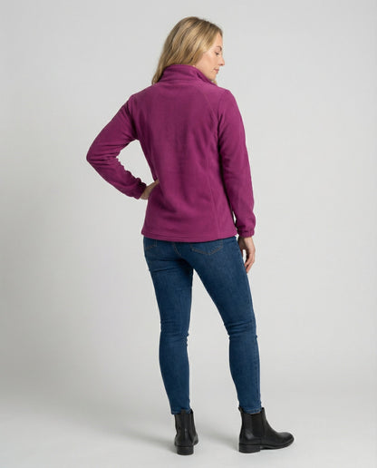 Giacca Donna in Pile Collo Alto