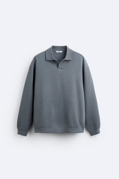 Maglione Uomo Collo Alto Stile Casual Elegante